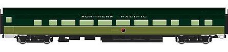 WalthersMainline 85 Budd Large-Window Coach Northern Pacific HO Scale Model Train Passenger Car #30019