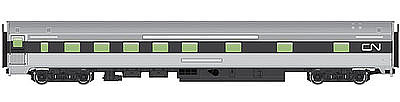 WalthersMainline 85 Budd 10-6 Sleeper Canadian National HO Scale Model Train Passenger Car #30110