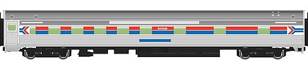 WalthersMainline 85 Budd 10-6 Sleeper Amtrak(R) Phase I HO Scale Model Train Passenger Car #30113