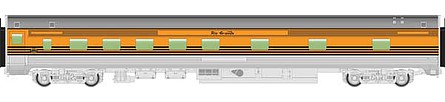 WalthersMainline 85 Budd 10-6 Sleeper - Denver & Rio Grande Western(TM) HO Scale Model Train Passenger #30114