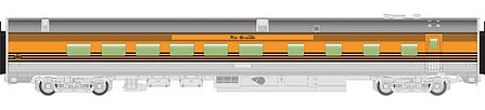 WalthersMainline 85 Budd Diner - Denver & Rio Grande Western(TM) HO Scale Model Train Passenger Car #30167
