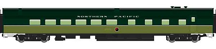 WalthersMainline 85 Budd Diner Car - Northern Pacific HO Scale Model Train Passenger Car #30169