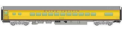 WalthersMainline 85 Budd Small-Window Coach Union Pacific(R) HO Scale Model Train Pass #30204