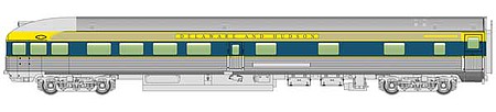 WalthersMainline 85 Budd Observation Car Delaware & Hudson HO Scale Model Train Passenger Car #30363