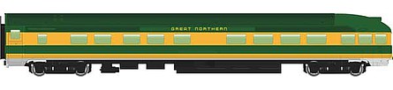 WalthersMainline 85 Budd Observation Car - Great Northern HO Scale Model Train Passenger Car #30367