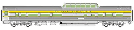 WalthersMainline 85 Budd Dome Coach Car Delaware & Hudson HO Scale Model Train Passenger Car #30406