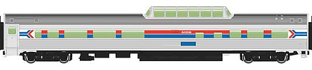 WalthersMainline 85 Budd Dome Coach Car - Amtrak(R) Phase I HO Scale Model Train Passenger Car #30408