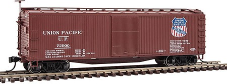 WalthersMainline 40 USRA Double-Sheathed Wood Boxcar - Ready To Run Union Pacific(R) 72900 (Boxcar Red, Overland Route Shield Logo)