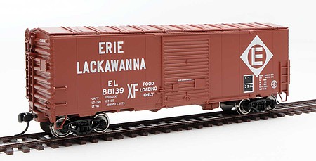 WalthersMainline 40 ACF Modernized Welded Boxcar Erie Lackawanna #88139 HO Scale Model Train Freight Ca #45001