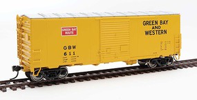 WalthersMainline 40' ACF Modernized Welded Boxcar Green Bay & Western #611 HO Scale Model Train Freight #45005