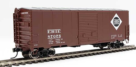 WalthersMainline 40 ACF Modernized Welded Boxcar Erie #87075 HO Scale Model Train Freight Car #45037