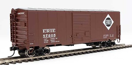 WalthersMainline 40 ACF Modernized Welded Boxcar Erie #87205 HO Scale Model Train Freight Car #45039