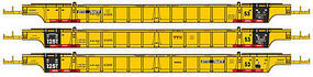 53' 3Ut Well TTX #786879 - HO-Scale