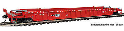 WalthersMainline NSC 3-Unit 53 Well Car Canadian Pacific #523148 HO Scale Model Train Freight Car #55061