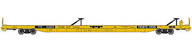 WalthersMainline 89 Channel Side Flatcar Trailer Train TTX #150029 HO Scale Model Train Freight Car #5703