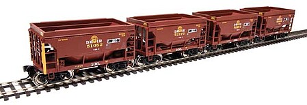 WalthersMainline 24 Minnesota Taconite Ore Car Set (4) - DMIR - Patch HO Scale Model Train Freight Car #58073