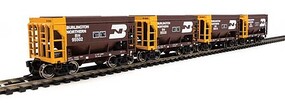 WalthersMainline 24' Minnesota Taconite Ore Car Set (4) BN HO Scale Model Train Freight Car Set #58075