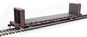 WalthersMainline 60' Pullman-Standard Bulkhead Flatcar Trailer Train #90566 HO Scale Model Train Freigh #5873