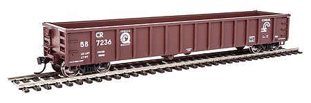 WalthersMainline 53 Railgon Gondola Conrail #587236 HO Scale Model Train Freight Car #6268