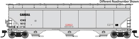 WalthersMainline 60 NSC 5150 3-Bay Covered Hopper - Ready to Run Illinois Cereal Mills Cargill ICMX #1014