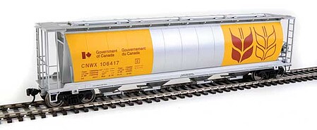 WalthersMainline 59 Cylindrical Hopper CNWX #106417 HO Scale Model Train Freight Car #7845
