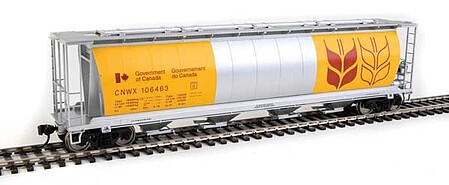 WalthersMainline 59 Cylindrical Hopper CNWX #106463 HO Scale Model Train Freight Car #7846