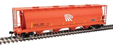 WalthersMainline 59 Cylindrical Hopper Potash Corporation of Saskatchewan #1658 HO Scale Model Train Fre #7852