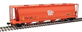 WalthersMainline 59' Cylindrical Hopper Potash Corporation of Saskatchewan #1678 HO Scale Model Train Fre #7854