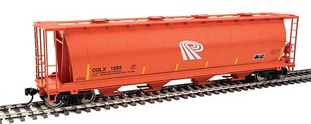WalthersMainline 59 Cylindrical Hopper Potash Corporation of Saskatchewan #1693 HO Scale Model Train Fre #7855