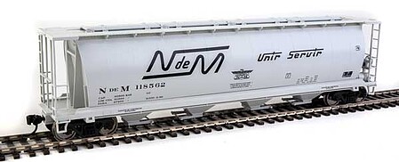 WalthersMainline 59 Cylindrical Hopper Natl Railways of Mexico #118562 HO Scale Model Train Freight Car #7857