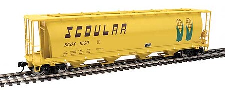 WalthersMainline 59 Cylindrical Hopper Scoular SCOX #1530 HO Scale Model Train Freight Car #7861