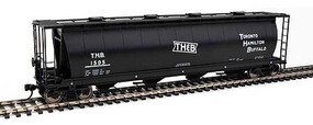 WalthersMainline 59' Cylindrical Hopper Toronto, Hamilton & Buffalo #1505 HO Scale Model Train Freight Ca #7864