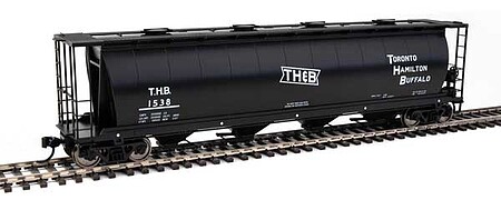 WalthersMainline 59 Cylindrical Hopper Toronto, Hamilton & Buffalo #1538 HO Scale Model Train Freight Ca #7867