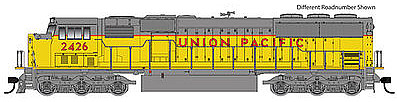 WalthersMainline EMD SD60M - Standard DC Union Pacific(R) #2438 (yellow, gray, red)