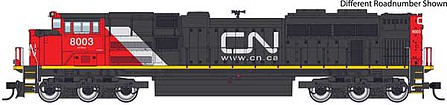 WalthersMainline EMD SD70ACe - Standard DC Canadian National #8014 (red, black, white; Web site)