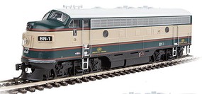 WalthersMainline EMD F7 A Standard DC Burlington Northern #1 (Executive Scheme; cream, Grinstein Green) WalthersMainline EMD F7 A Standard DC Burlington Northern #1 (Executive Scheme; cream, Grinstein Green)