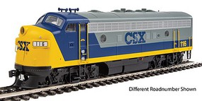 WalthersMainline EMD F7 A Standard DC CSX #118 (YN2, gray, blue, yellow) WalthersMainline EMD F7 A Standard DC CSX #118 (YN2, gray, blue, yellow)