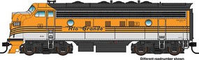 WalthersMainline EMD F7 A Standard DC Denver & Rio Grande Western(TM) #5721 (Grande Gold, silver, black)