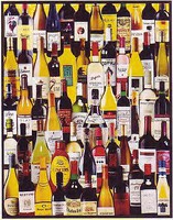 WhiteMount Wine Bottles Collage Puzzle (1000pc)