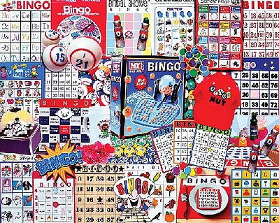 WhiteMount Bingo Game Collage Puzzle (1000pc)