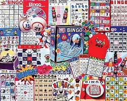 Bingo Game Collage Puzzle (1000pc)
