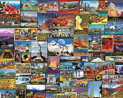 Best Places in America Collage Puzzle (1000pc)