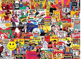 Pop Culture Collage Puzzle (1000pc)