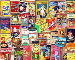 Vintage Tins Collage Puzzle (1000pc)