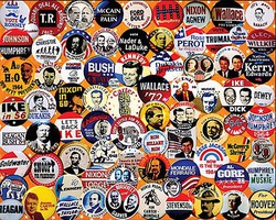 WhiteMount Campaign Buttons Collage Puzzle (1000pc) WhiteMount Campaign Buttons Collage Puzzle (1000pc)