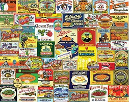 WhiteMount Vintage Food & Drink Collage Puzzle (1000pc) WhiteMount Vintage Food & Drink Collage Puzzle (1000pc)