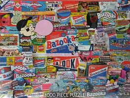 Bazooka Bubble Gum Collage Puzzle (1000pc)