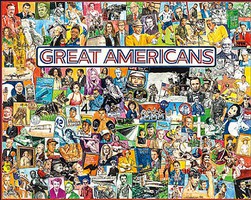 Great Americans (Legendary People) Collage Puzzle (1000pc)