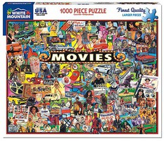 Movies (Famous Stars & Iconic Memorabilia) Collage Puzzle (1000pc)