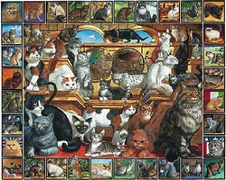 World of Cats Collage Puzzle (1000pc)